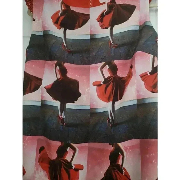 Ted Baker Redosie Rosie Print Dress Red - Picture 11 of 15